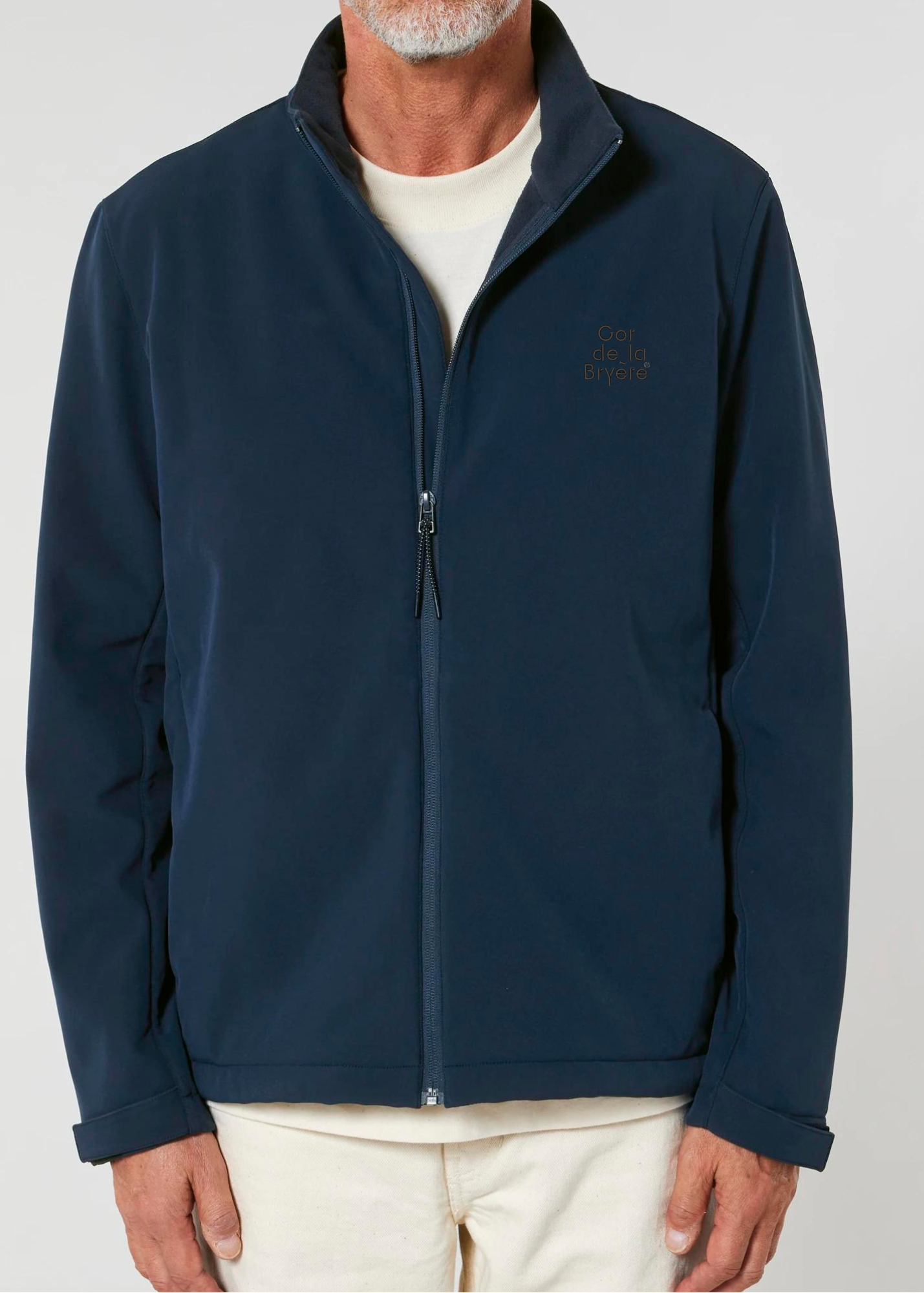 Softshell Jacke Colbert mit 3D Stick-Logo