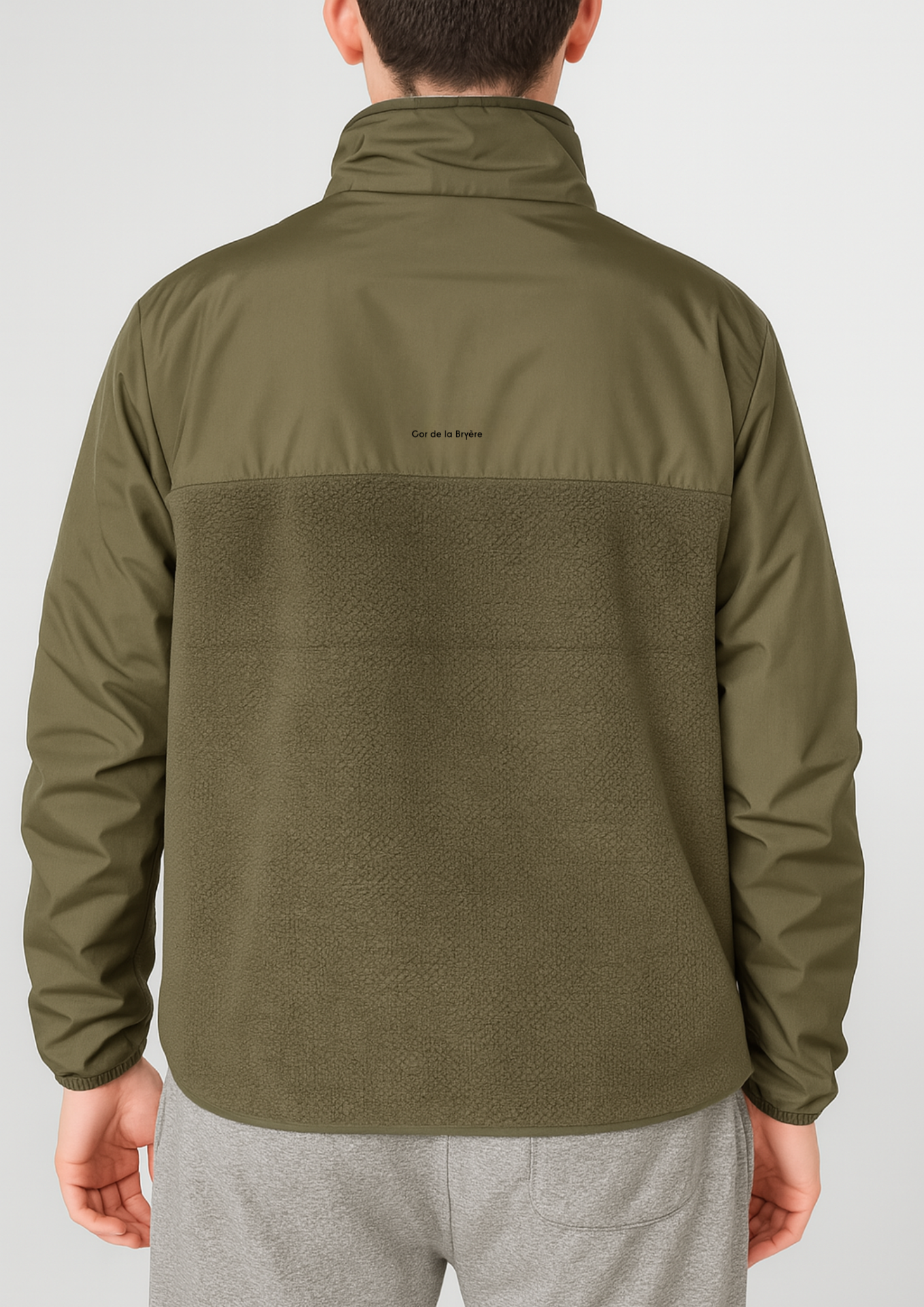 Jacke Carthago mit Teddyfell und 3D Stick-Logo