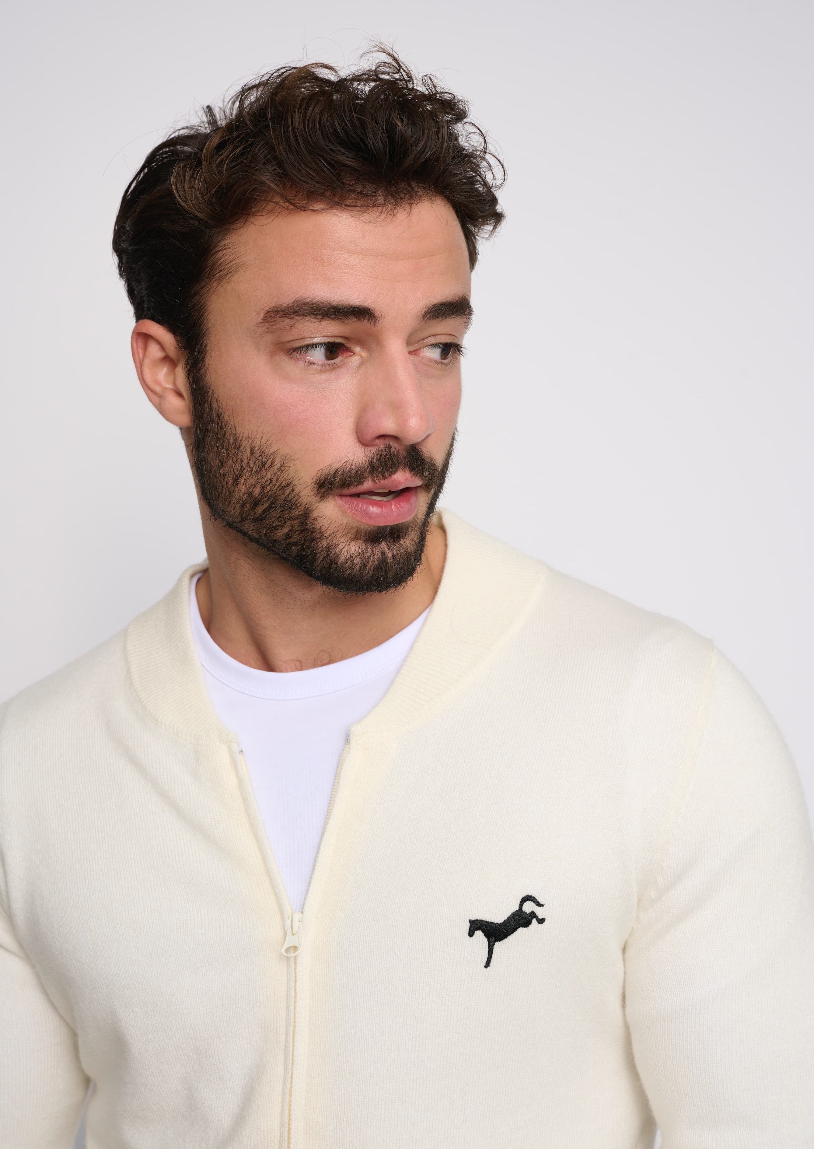 Cardigan Cantus mit College-Kragen