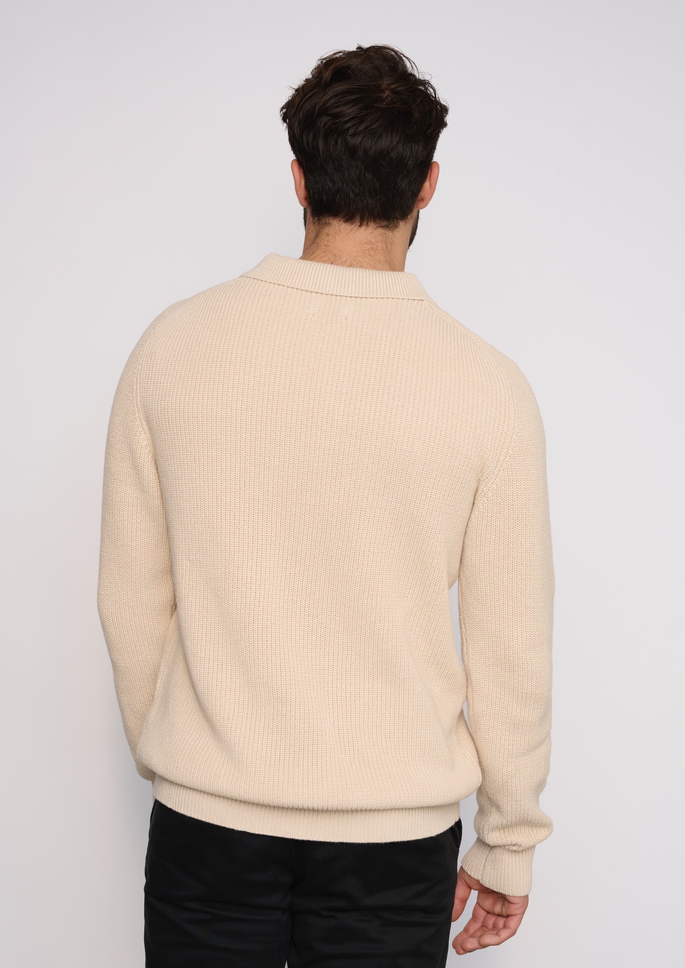 Pullover Caletto I im Polo-Design