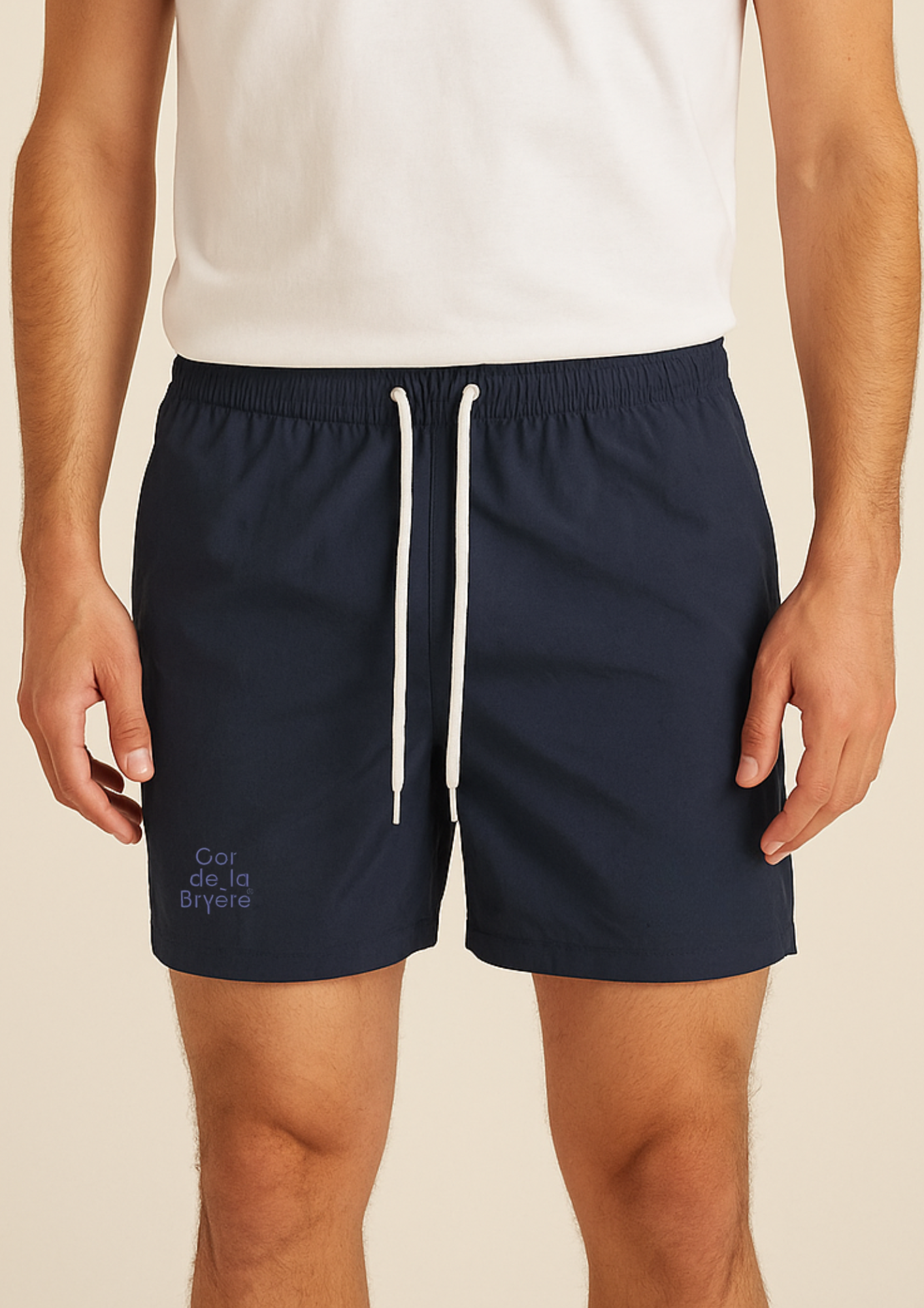 Badeshorts Cornetto mit Stick-Logo