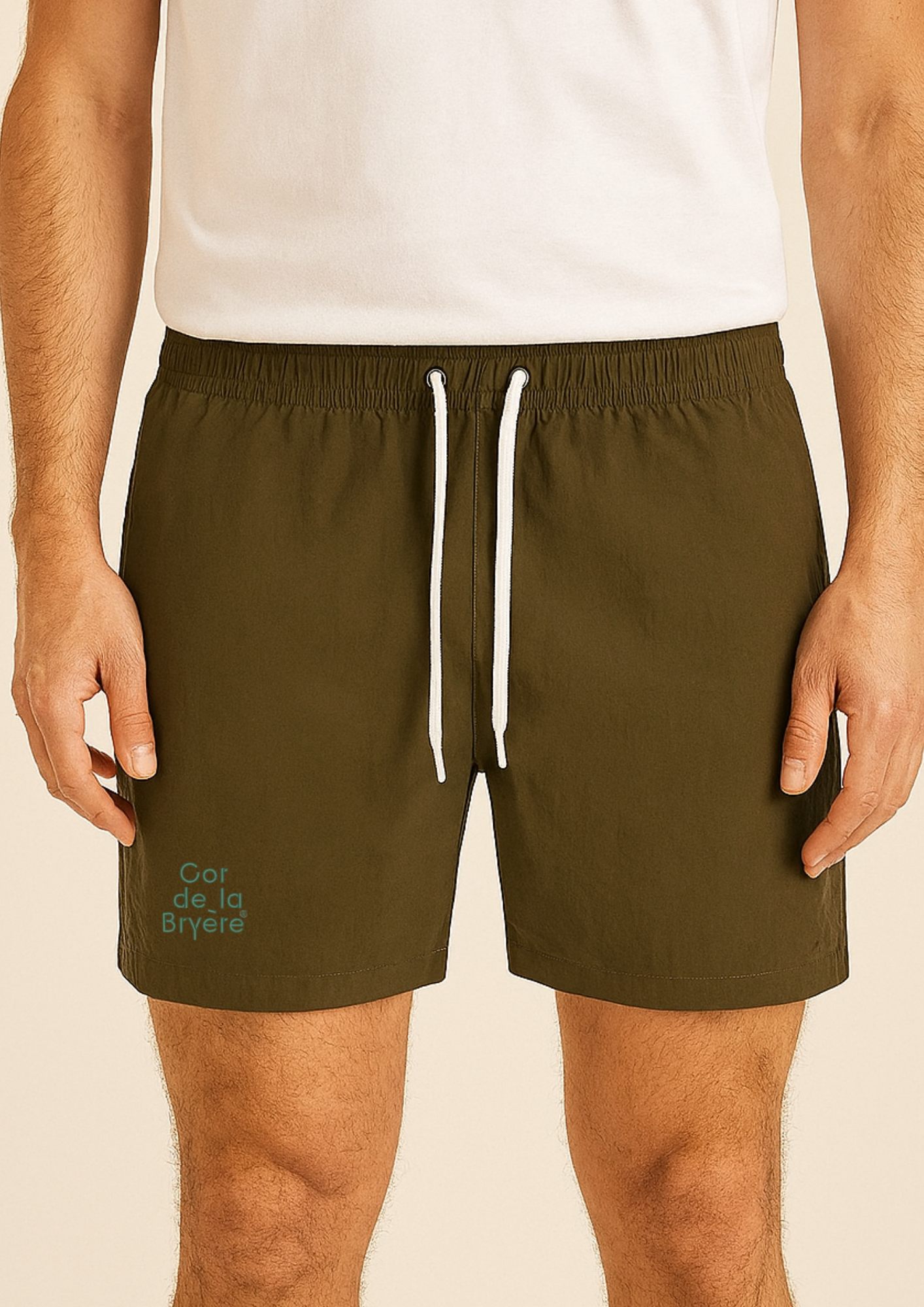 Badeshorts Cornetto mit Stick-Logo