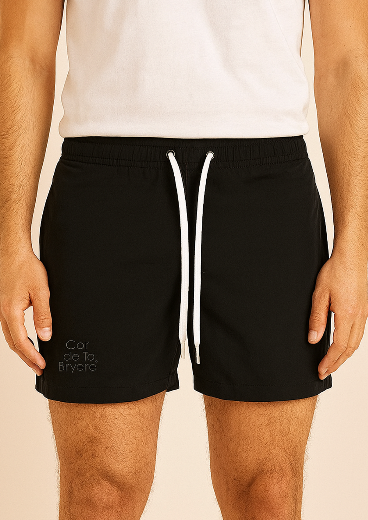 Badeshorts Cornetto mit Stick-Logo